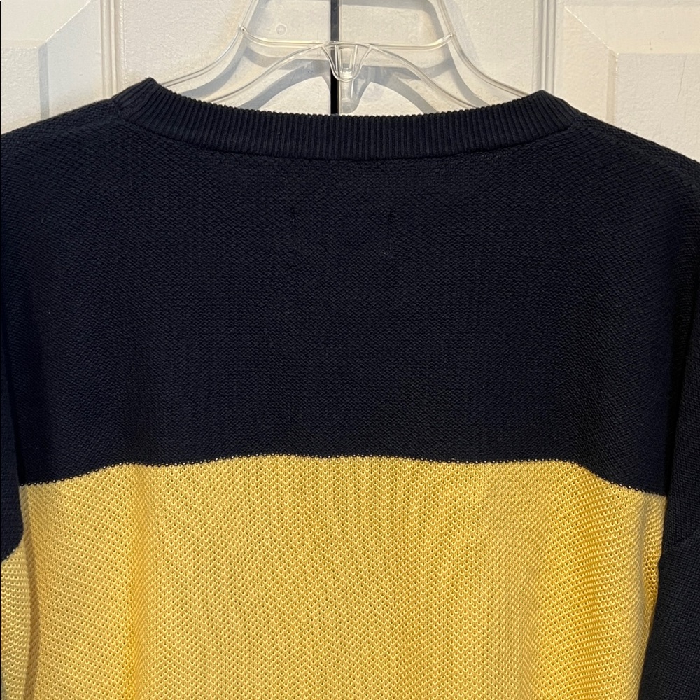 Jack & Jones Men’s Navy/Yellow Striped Sweater Size XL‎ - Picture 7 of 13